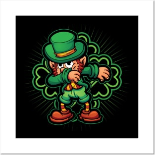 Dabbing Leprechaun Funny Dab St Patricks Day Posters and Art